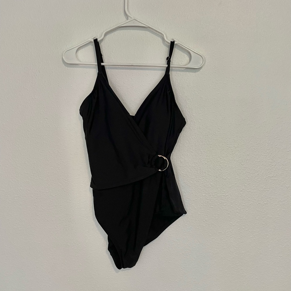 Kona Sol one piece black swim one piece